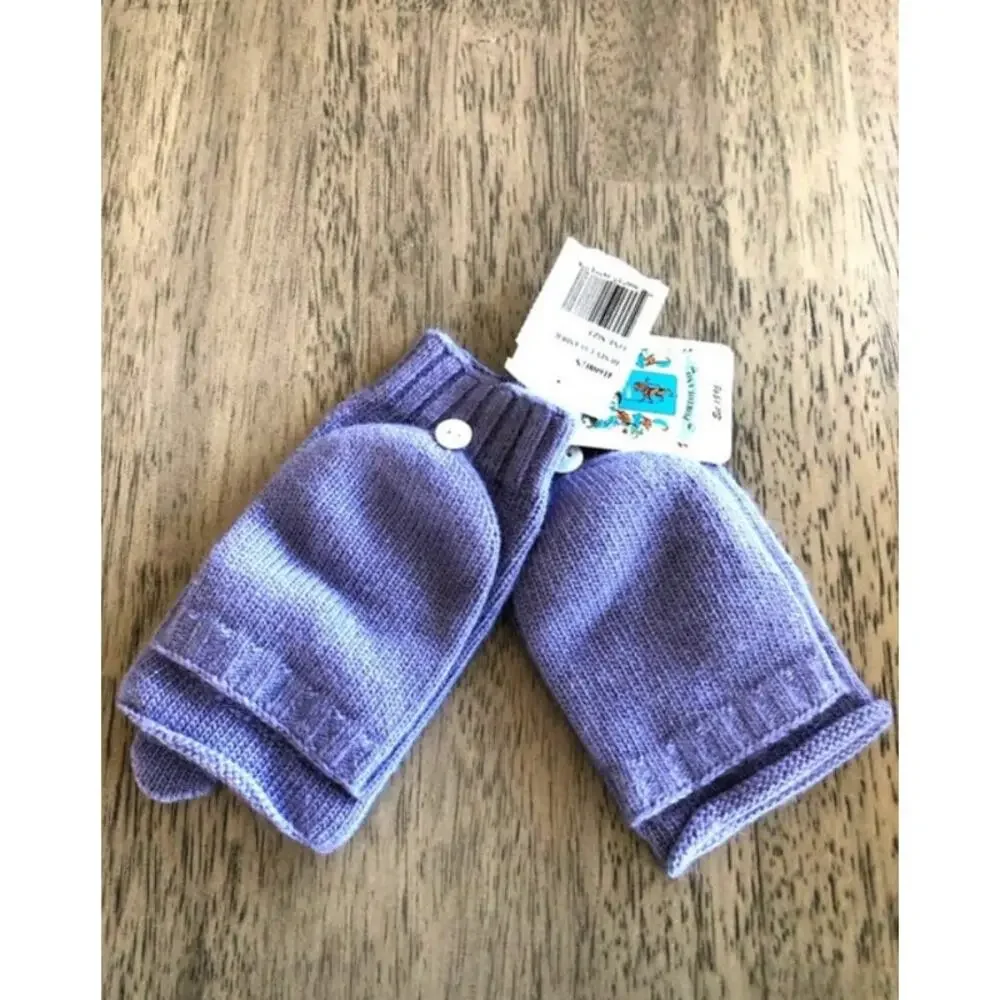 Portolano Womens Flip-Top Mittens in Dusty Lavender - OS